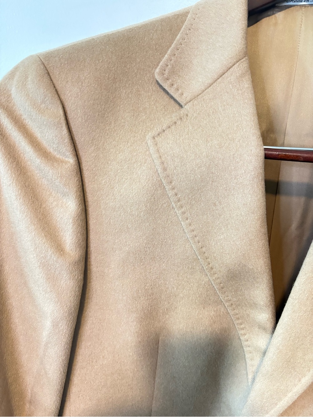 Lardini Men's Genuine Colombo Camel Hair Blazer US Size 44 XL - Picture 7 of 13